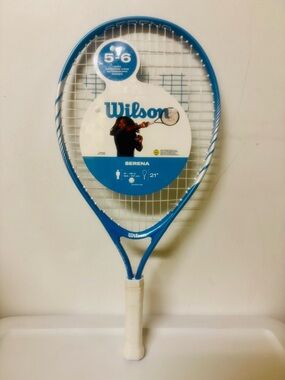 NWT Wilson Junior 21” Tennis Racquet in Blue and White